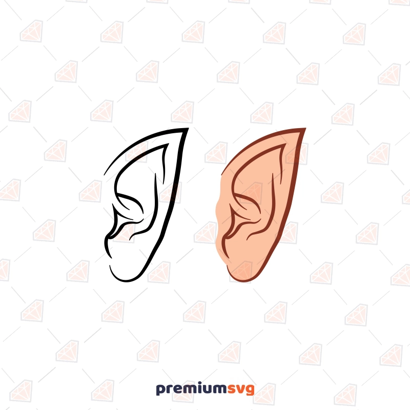 christmas elf ear template