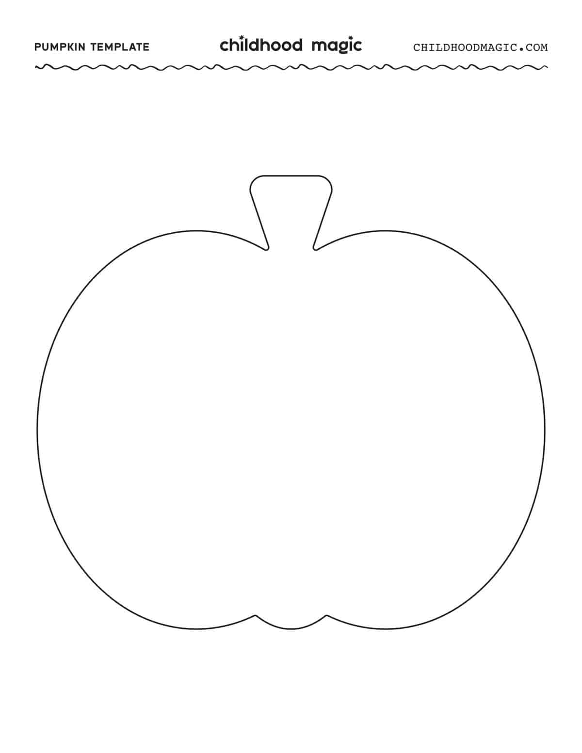 Pumpkin Outline A Free Printable Template Pumpkin Outline A Free Printable Template