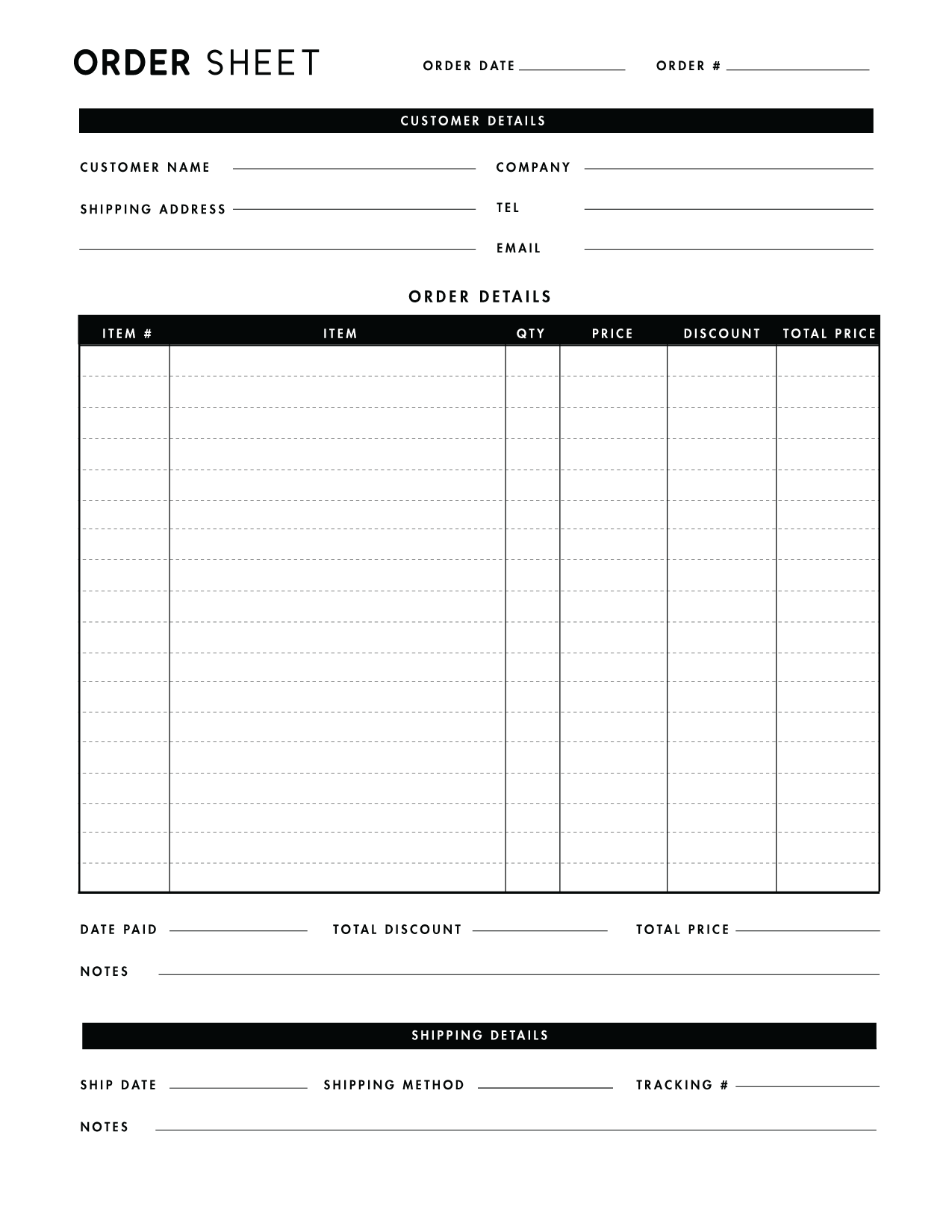 Purchase Order Template Purchase Order Template