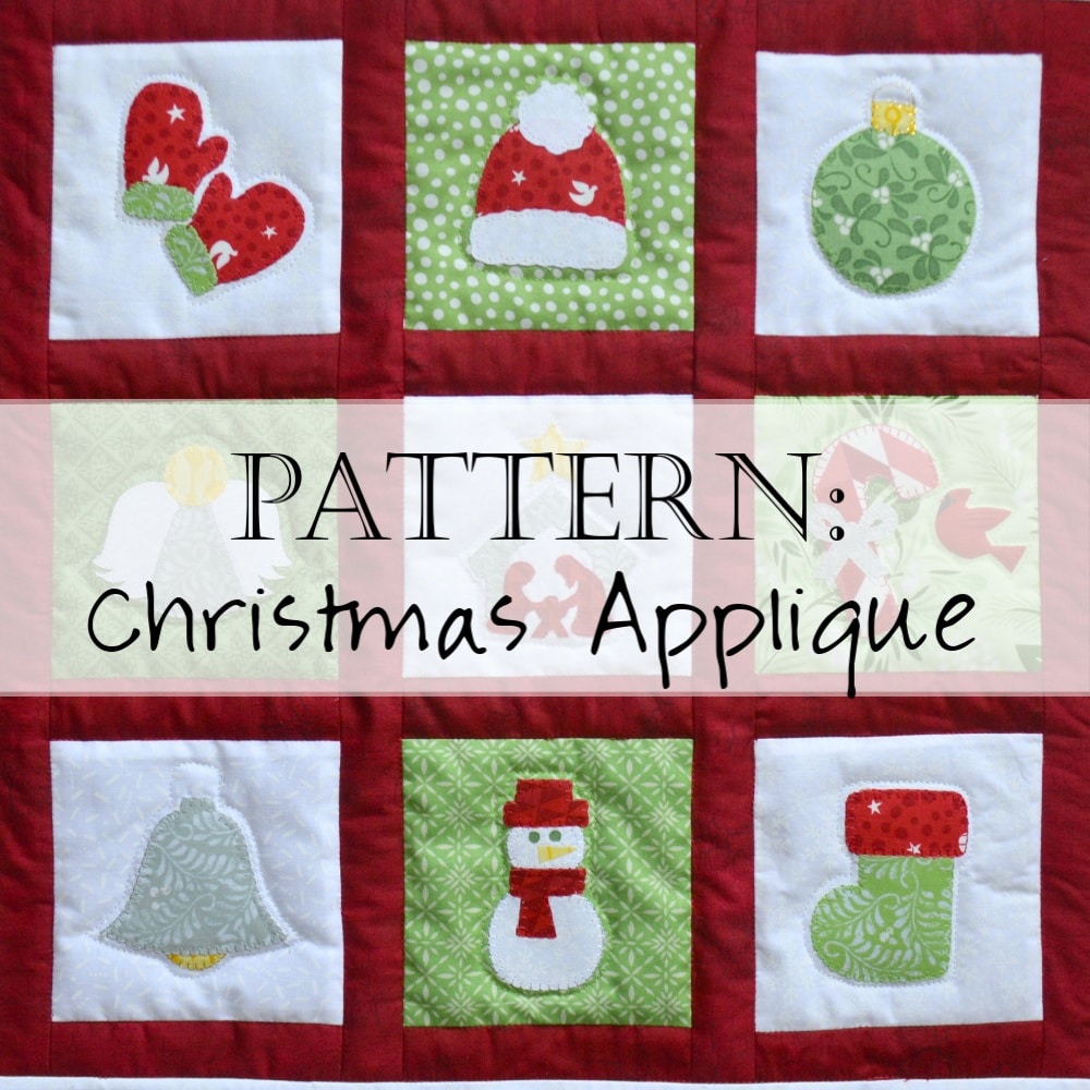Quilt Pattern Christmas Applique