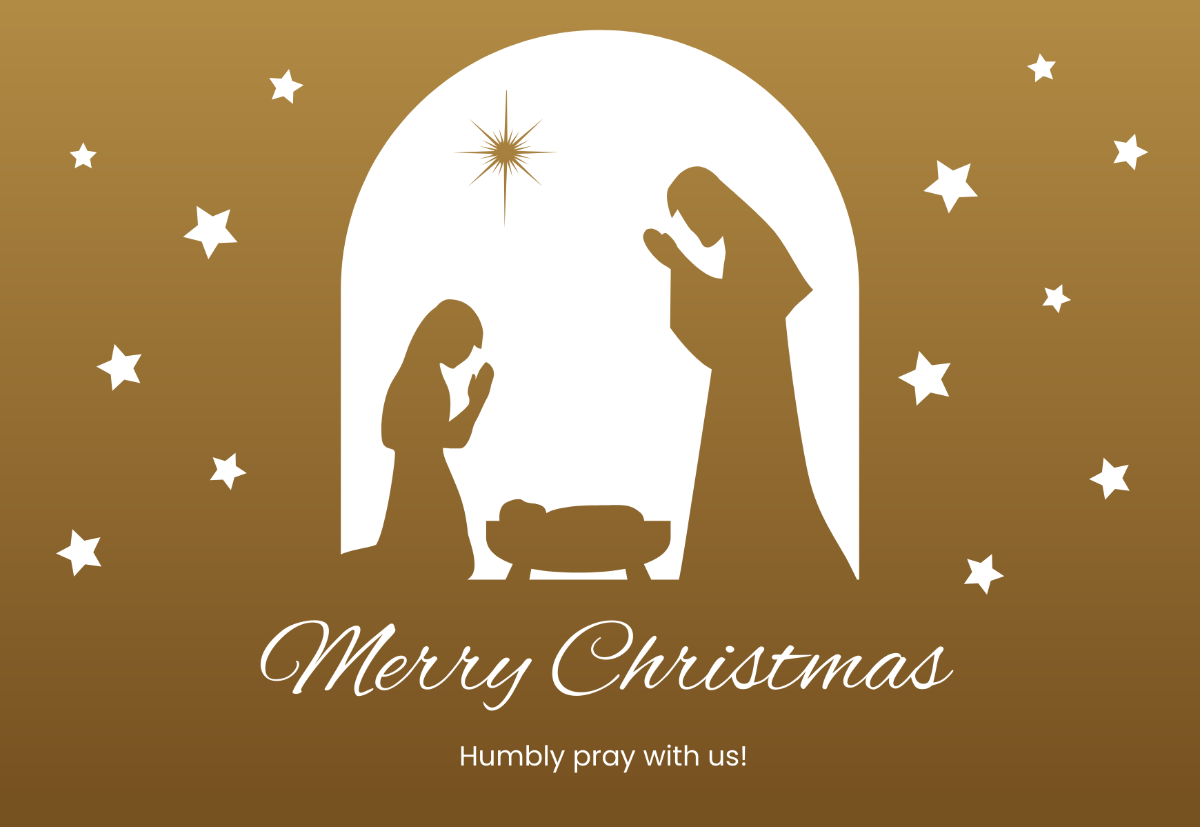 Religious Christmas Note Religious Christmas Note