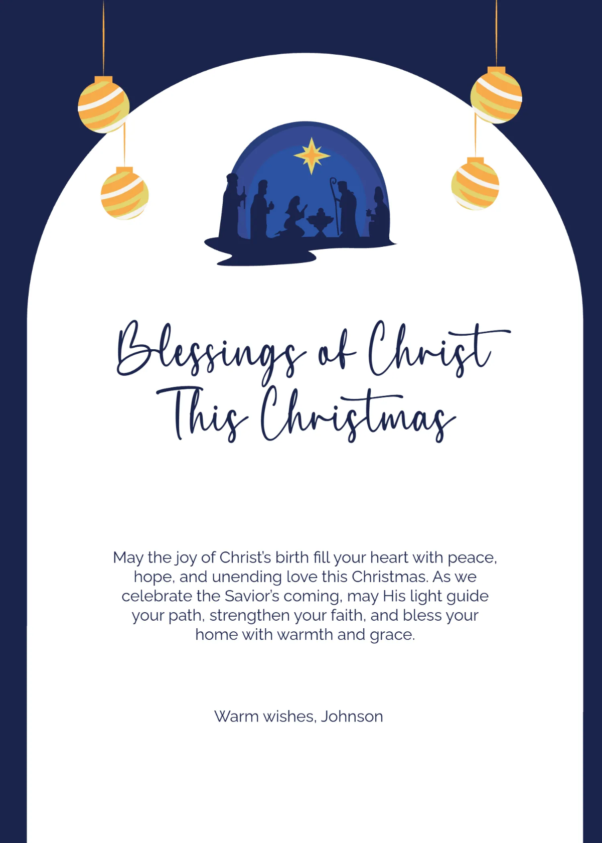 Religious Christmas Wishes