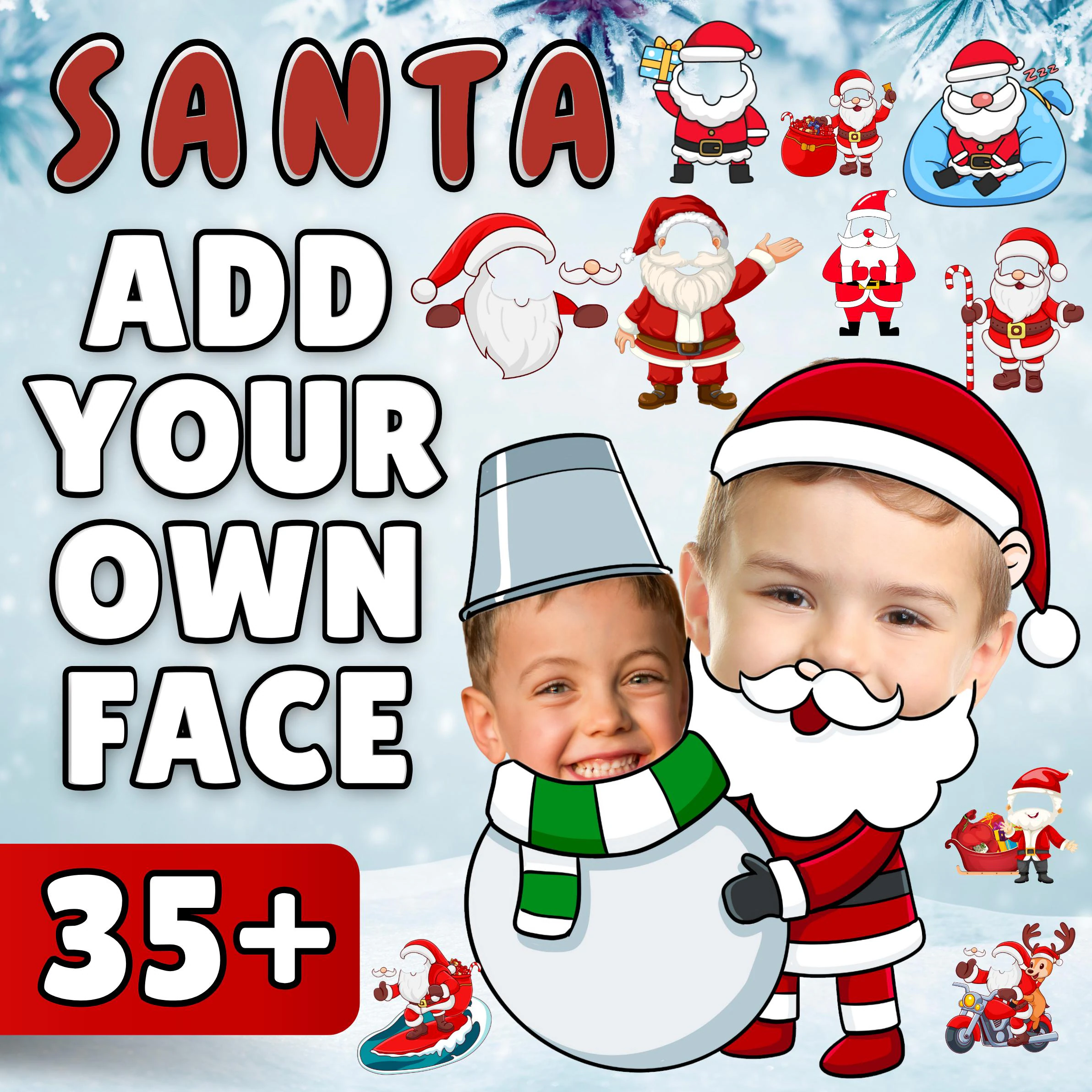 christmas card template insert face christmas card template insert face