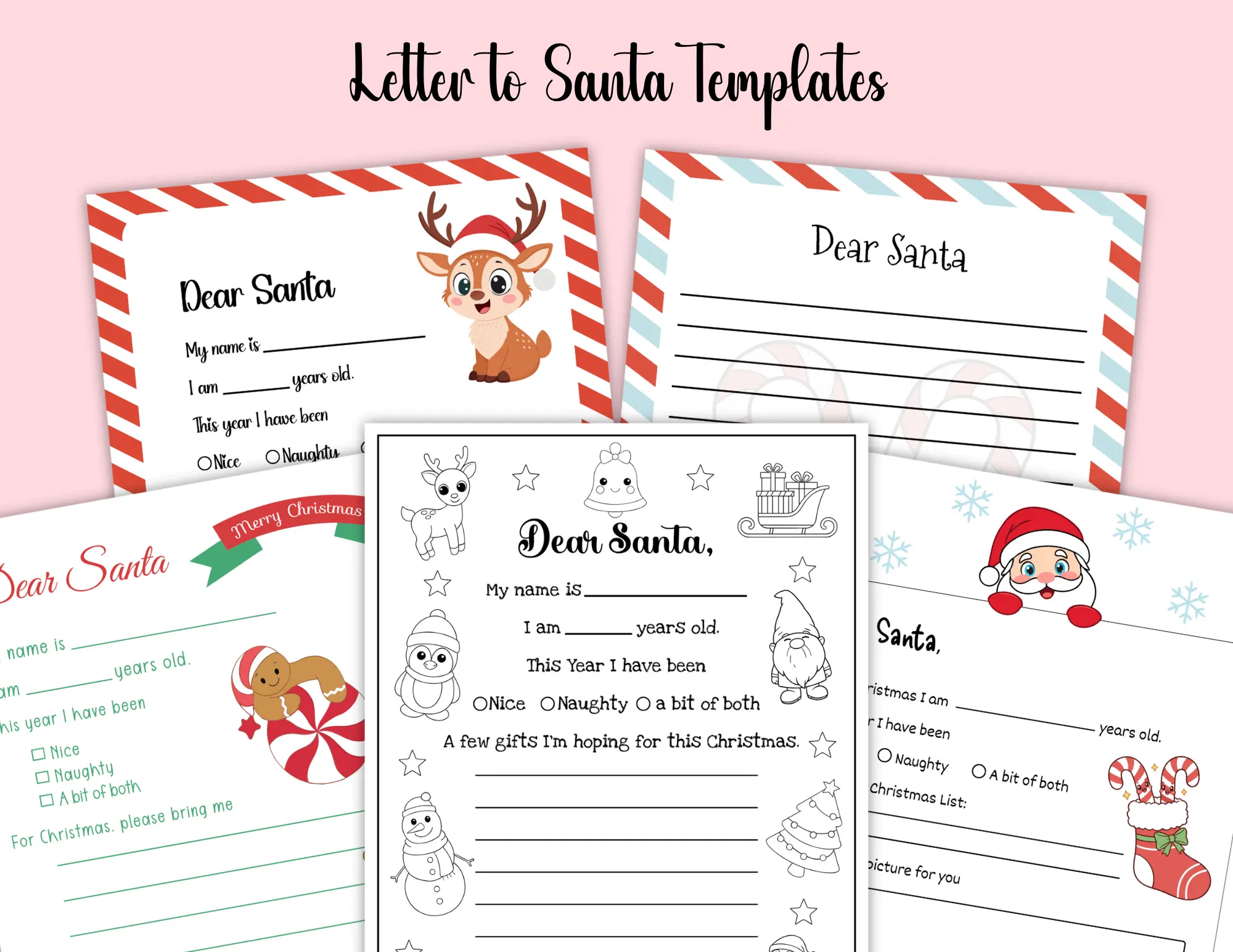 Santa Letter Template Santa Letter Template