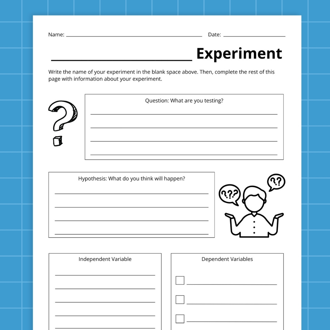 Science Experiment Worksheet