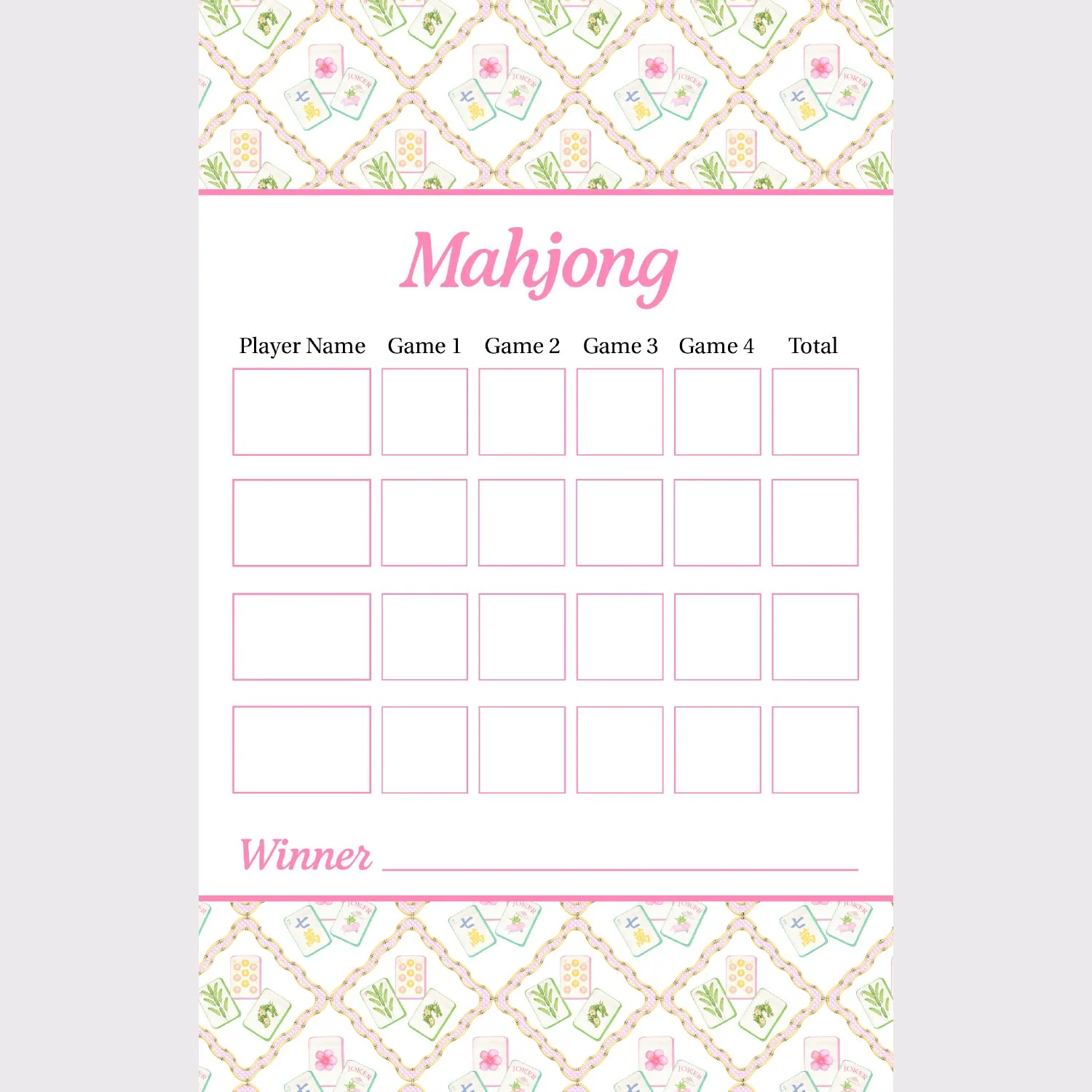 Score Pads