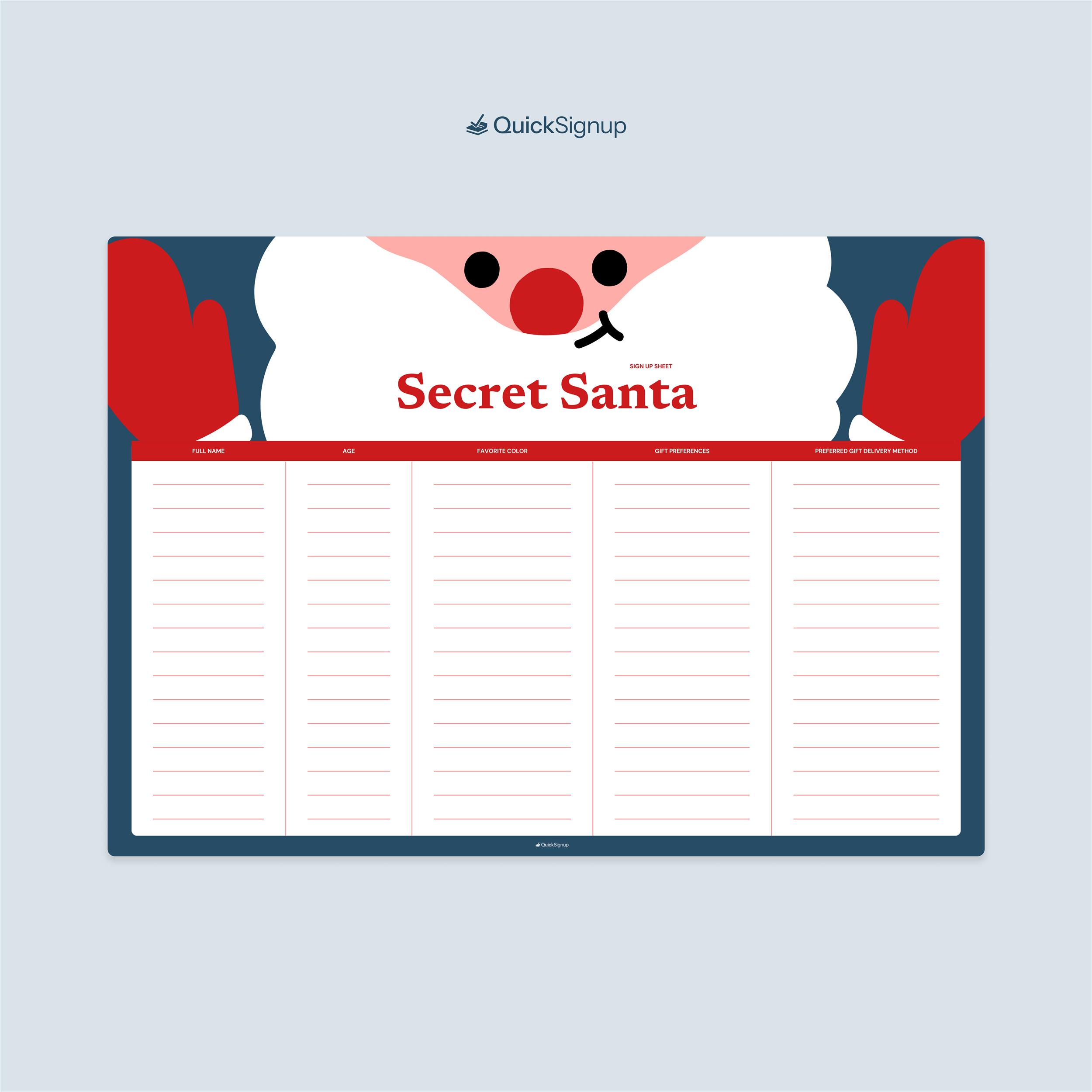 Secret Santa Secret Santa