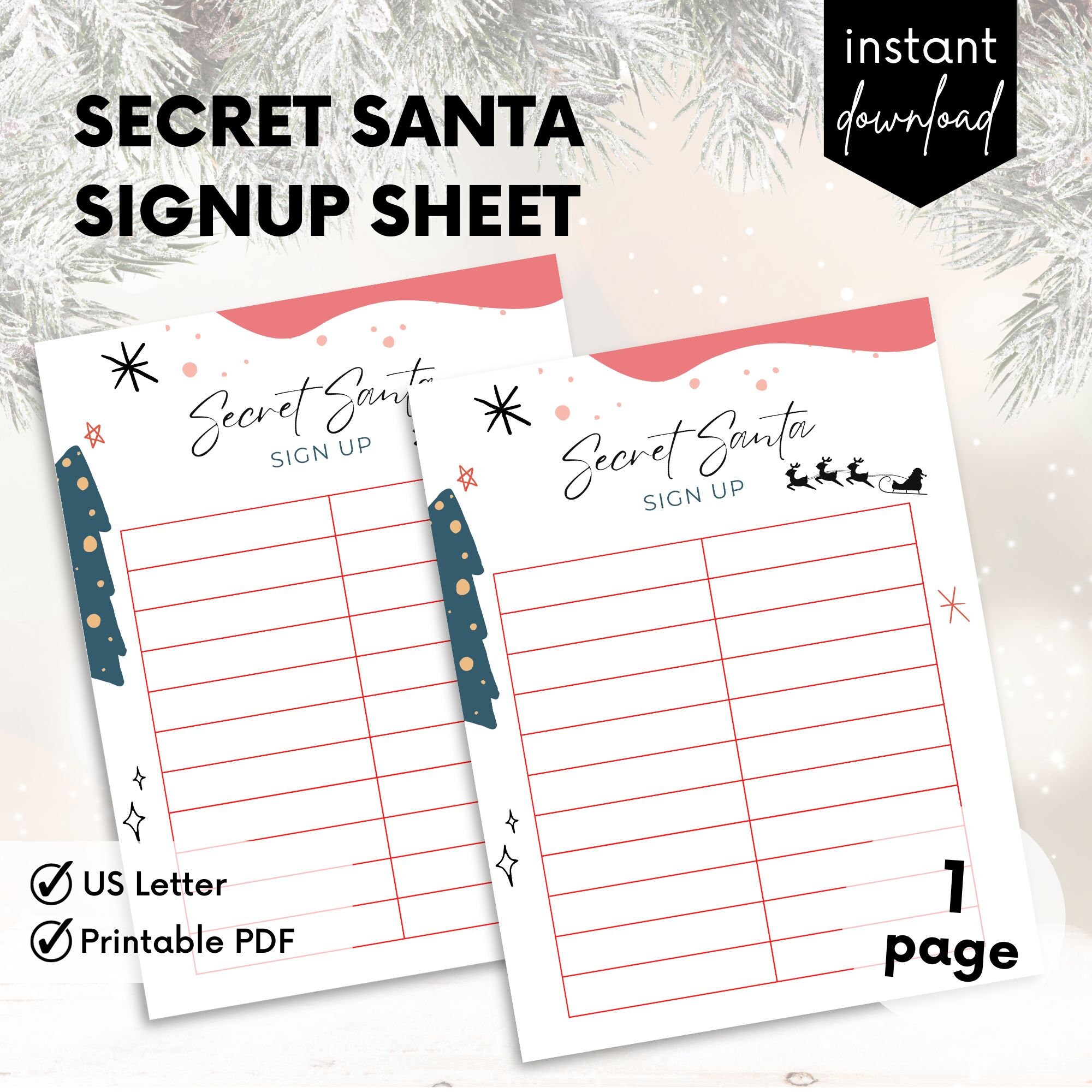 christmas gift exchange sign up sheet template christmas gift exchange sign up sheet template