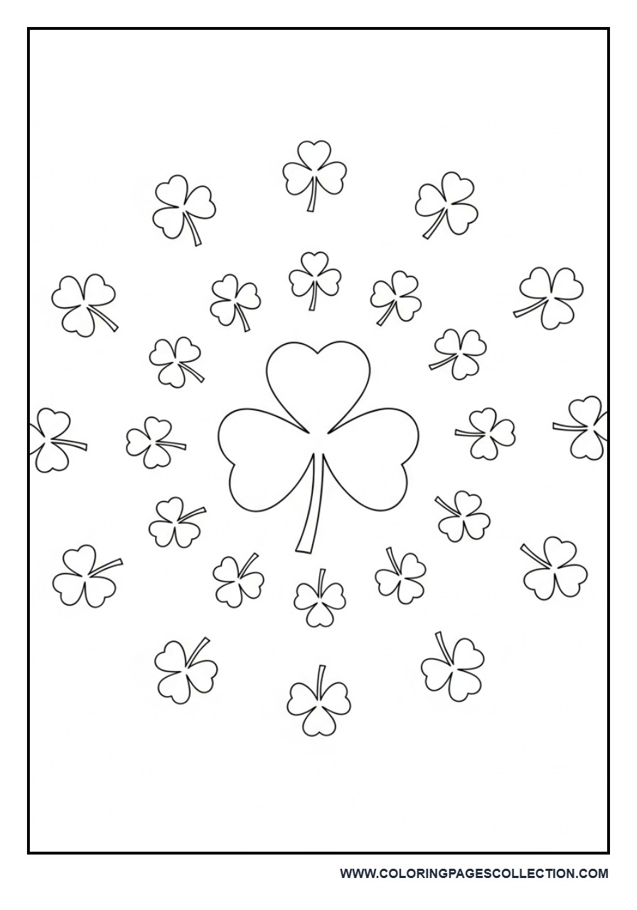 bird on a cake shamrock template bird on a cake shamrock template