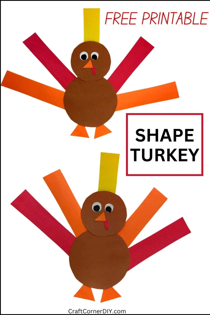 Shape Turkey Craft
