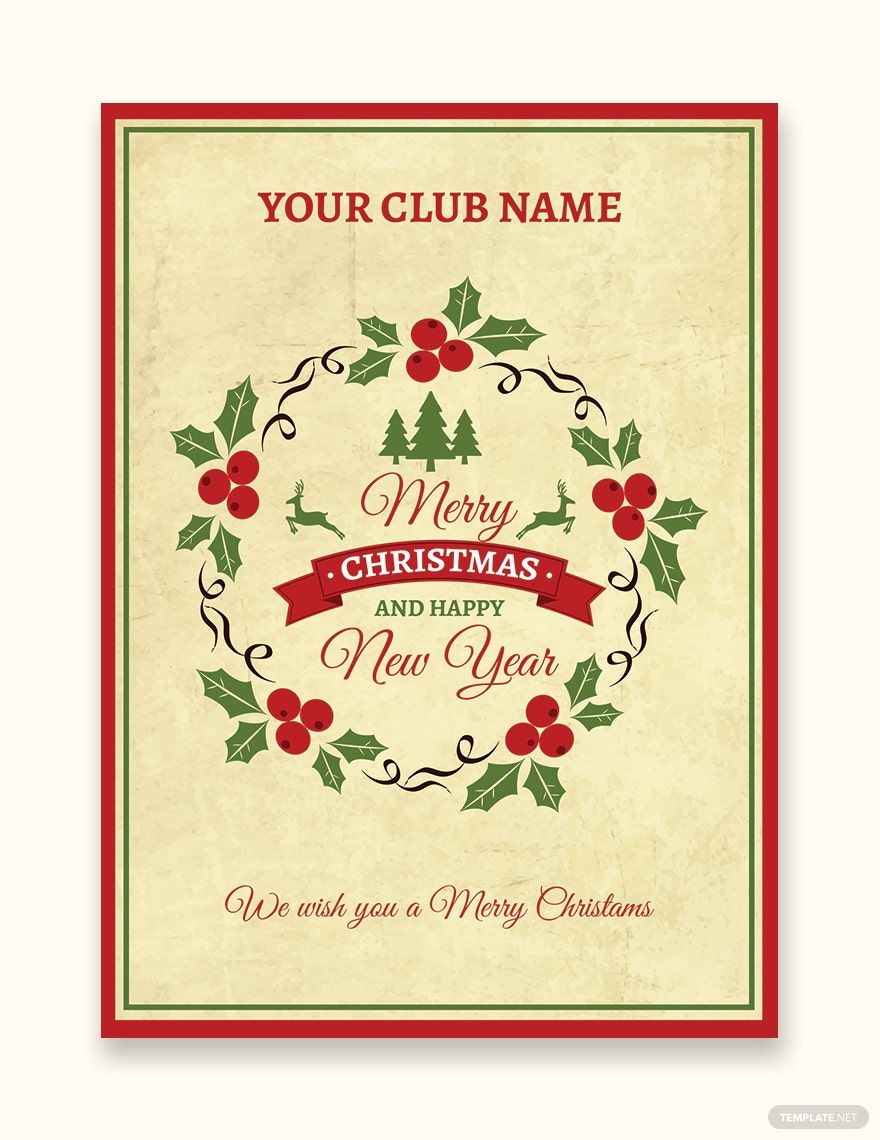 Simple Christmas Greeting Card