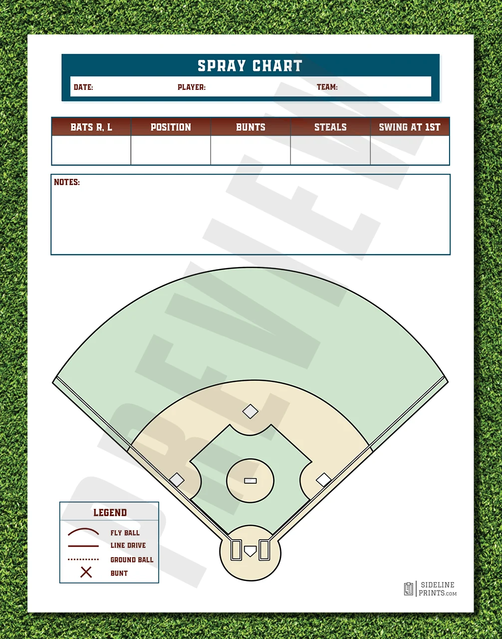 printable pitching chart template printable pitching chart template