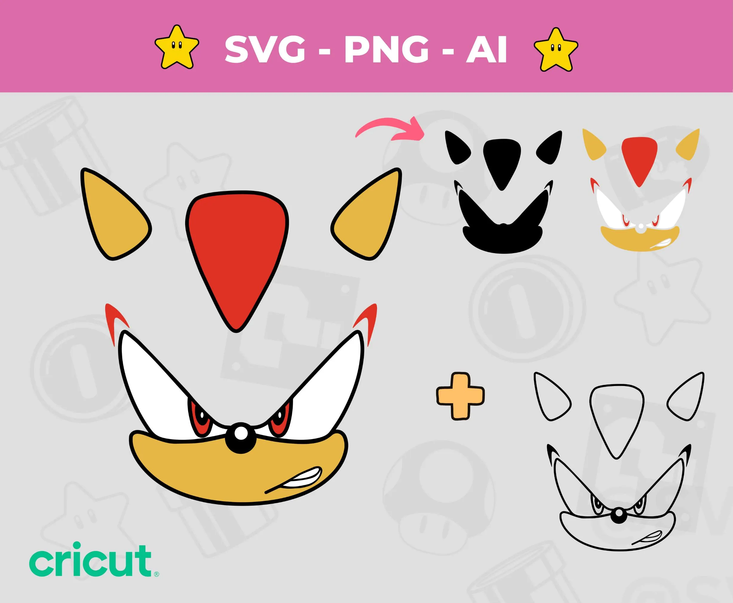 Sonic Face Template