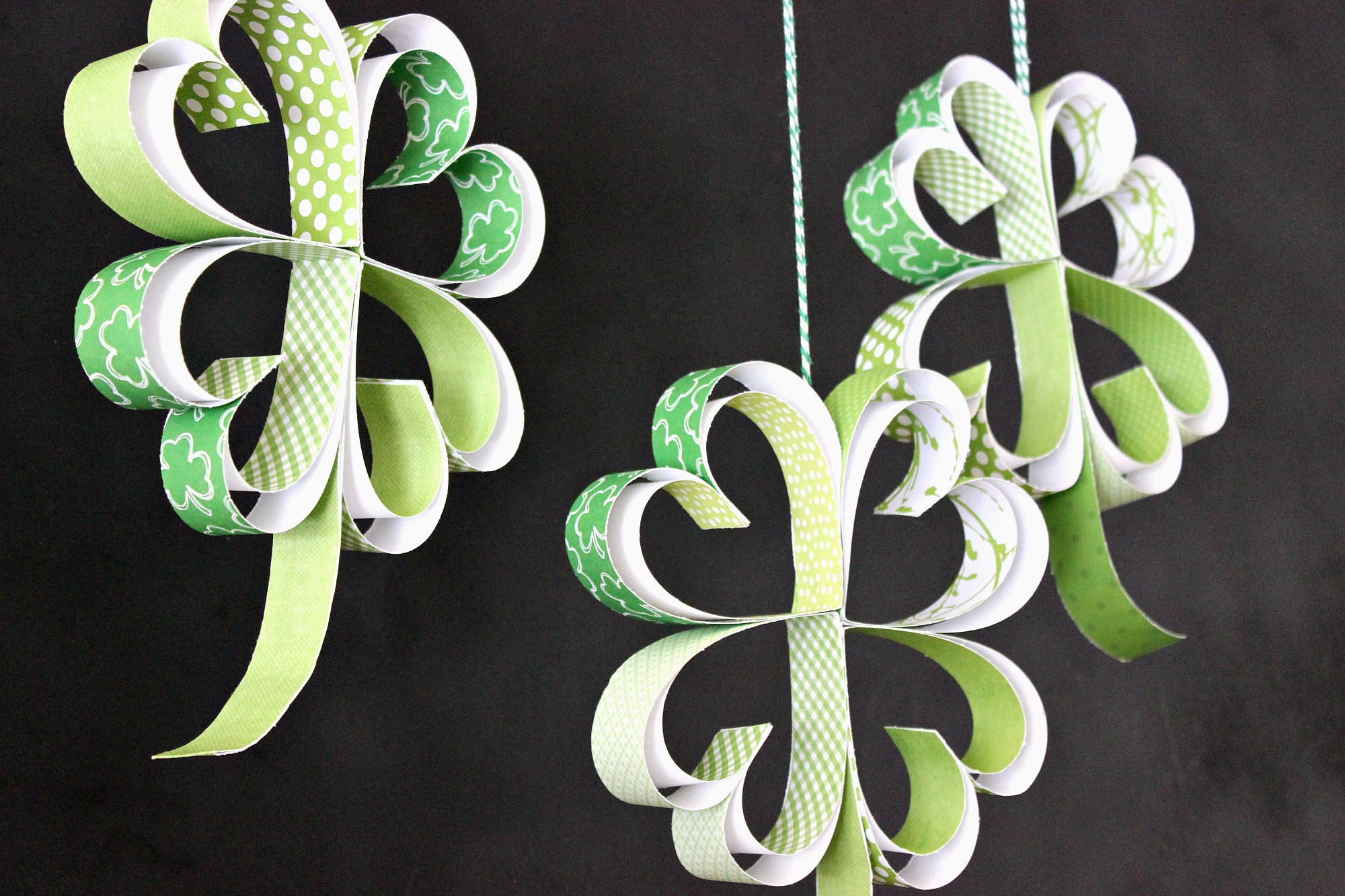 St Patricks Day Craft How To Make Paper Shamrocks St Patricks Day Craft How To Make Paper Shamrocks