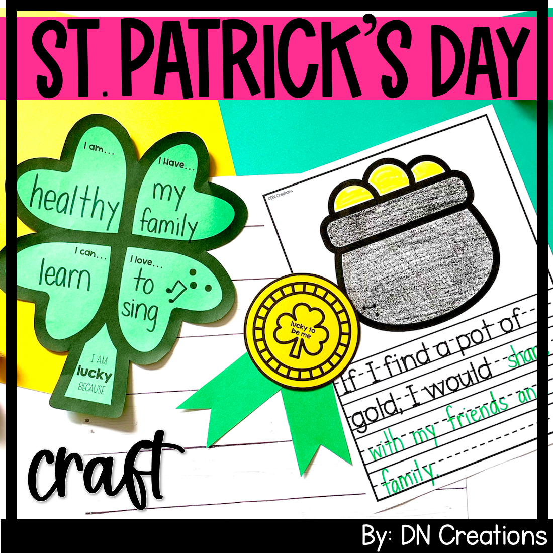 St Patricks Day Craft L Im Lucky Craft L March Craft