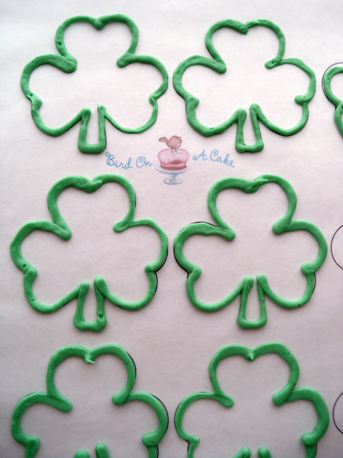 St Patricks Day Shamrock Cupcake Toppers St Patricks Day Shamrock Cupcake Toppers