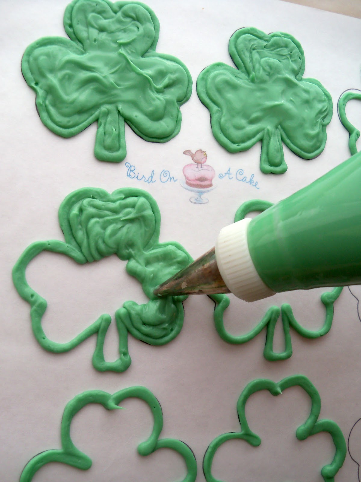 St Patricks Day Shamrock Cupcake Toppers St Patricks Day Shamrock Cupcake Toppers