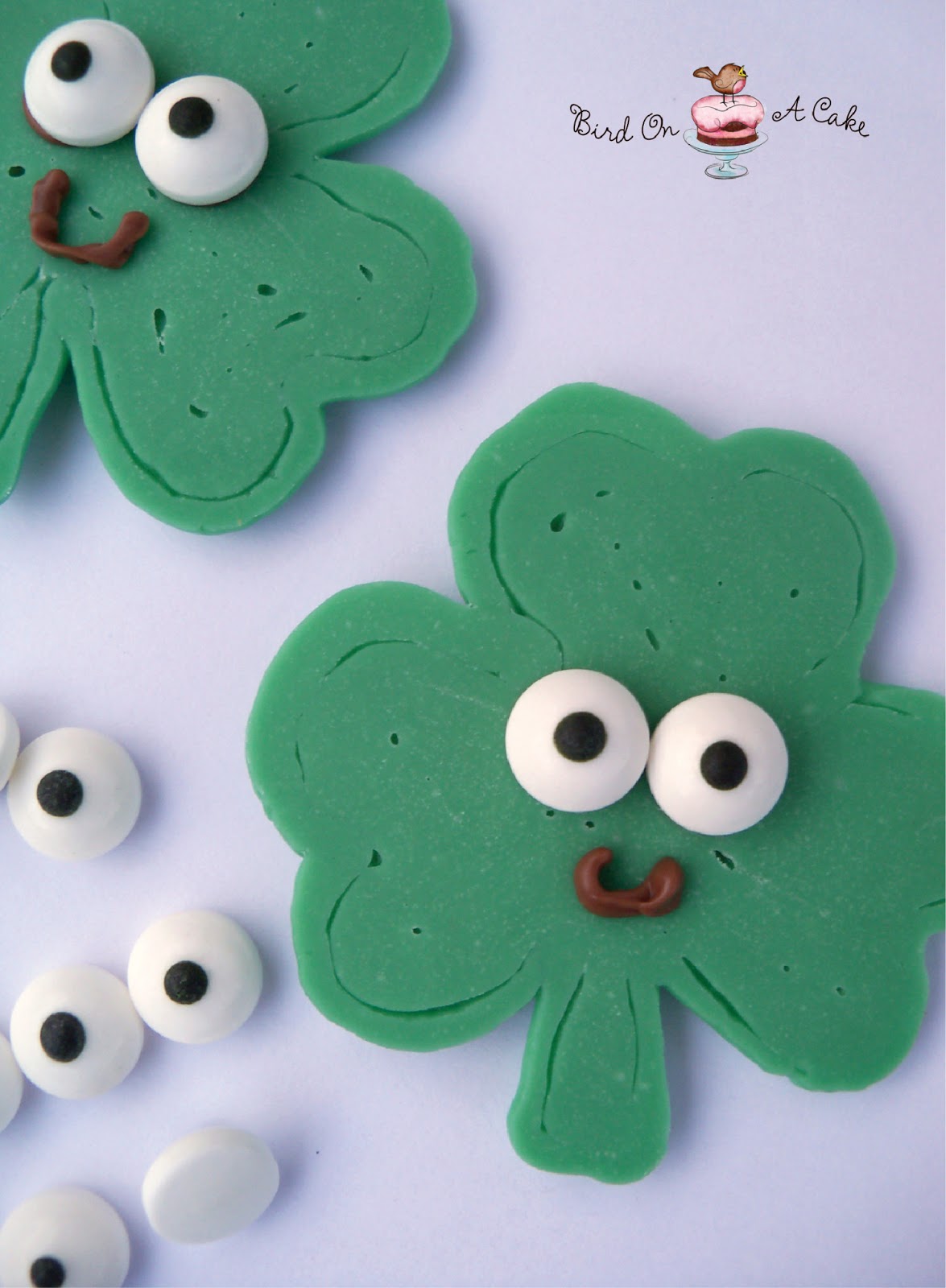 St Patricks Day Shamrock Cupcake Toppers St Patricks Day Shamrock Cupcake Toppers