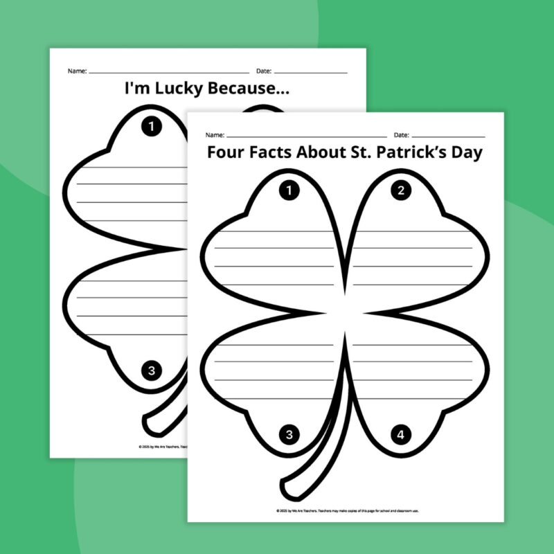 St Patricks Day Worksheets St Patricks Day Worksheets