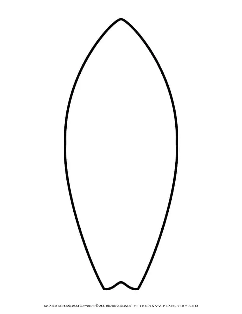 Surfboard Outline