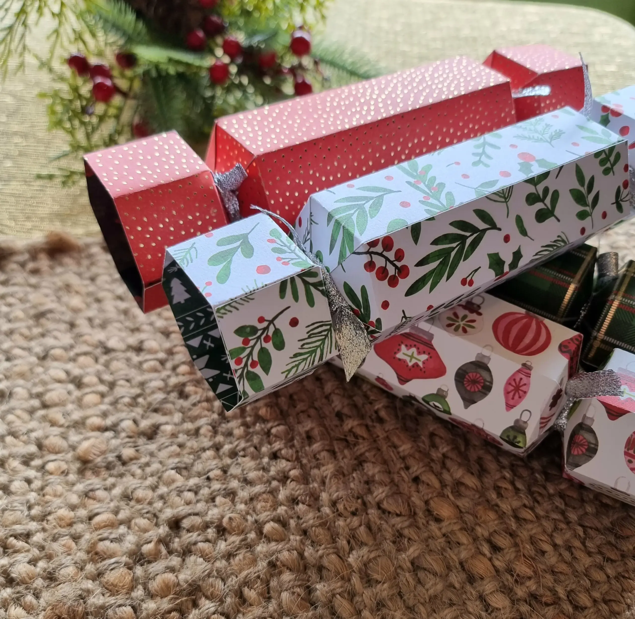 christmas cracker cricut template