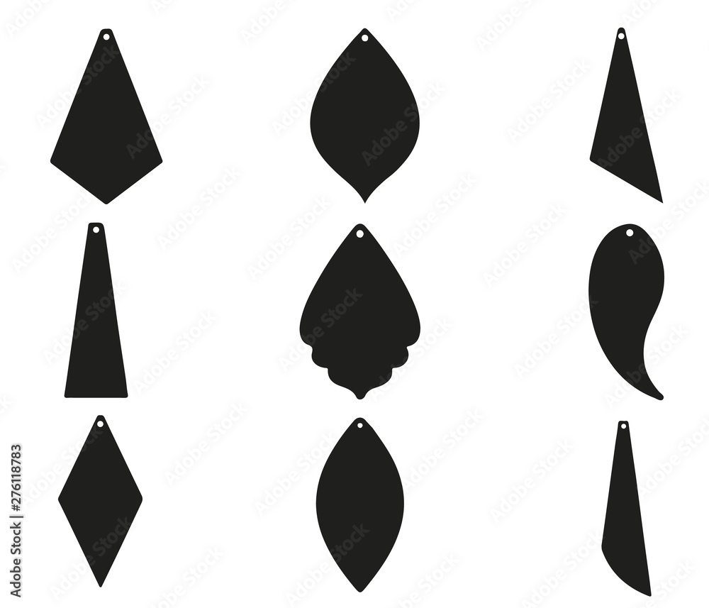 free printable earring template