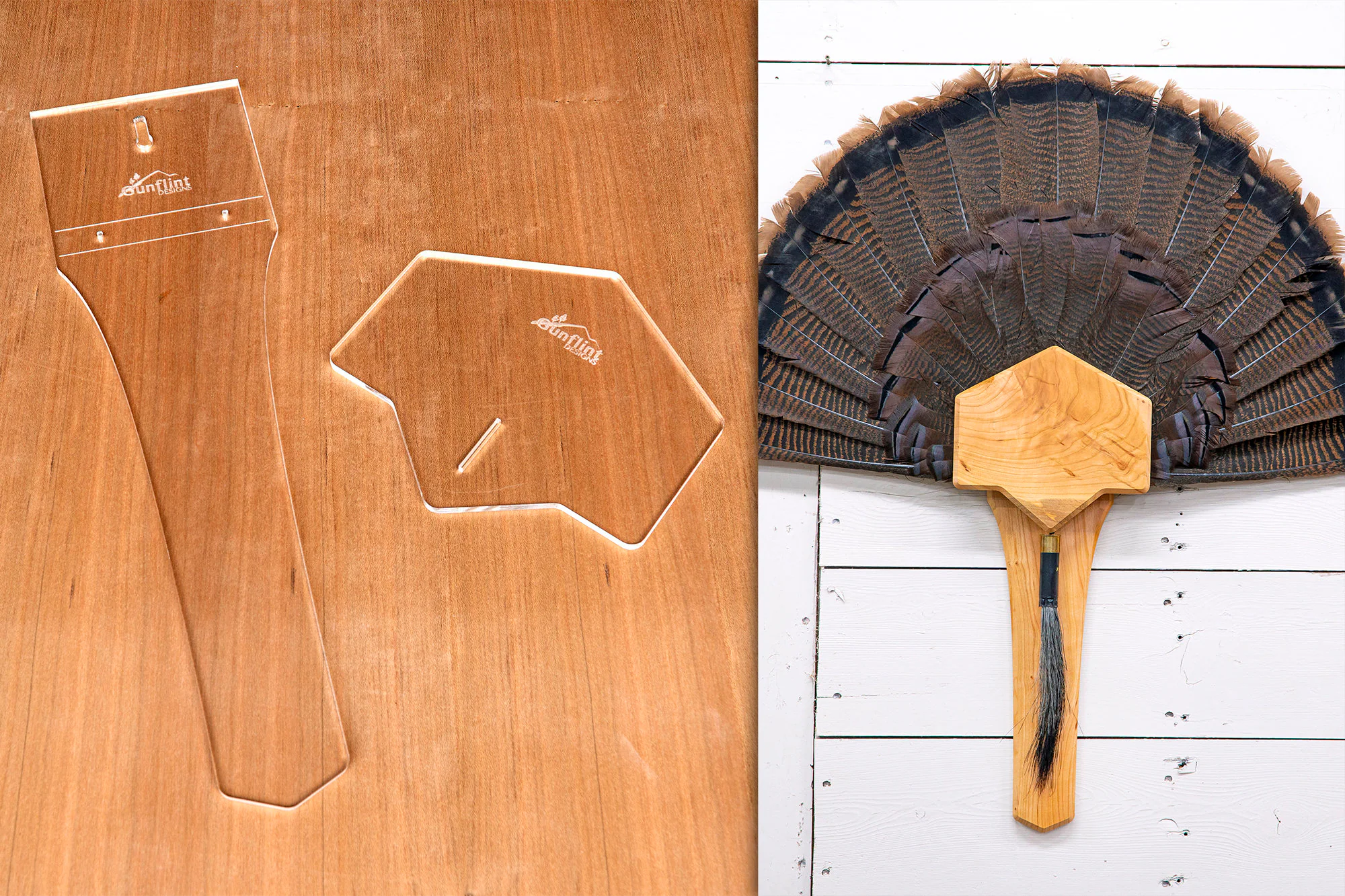 Template For Diy Turkey Mount Fan And