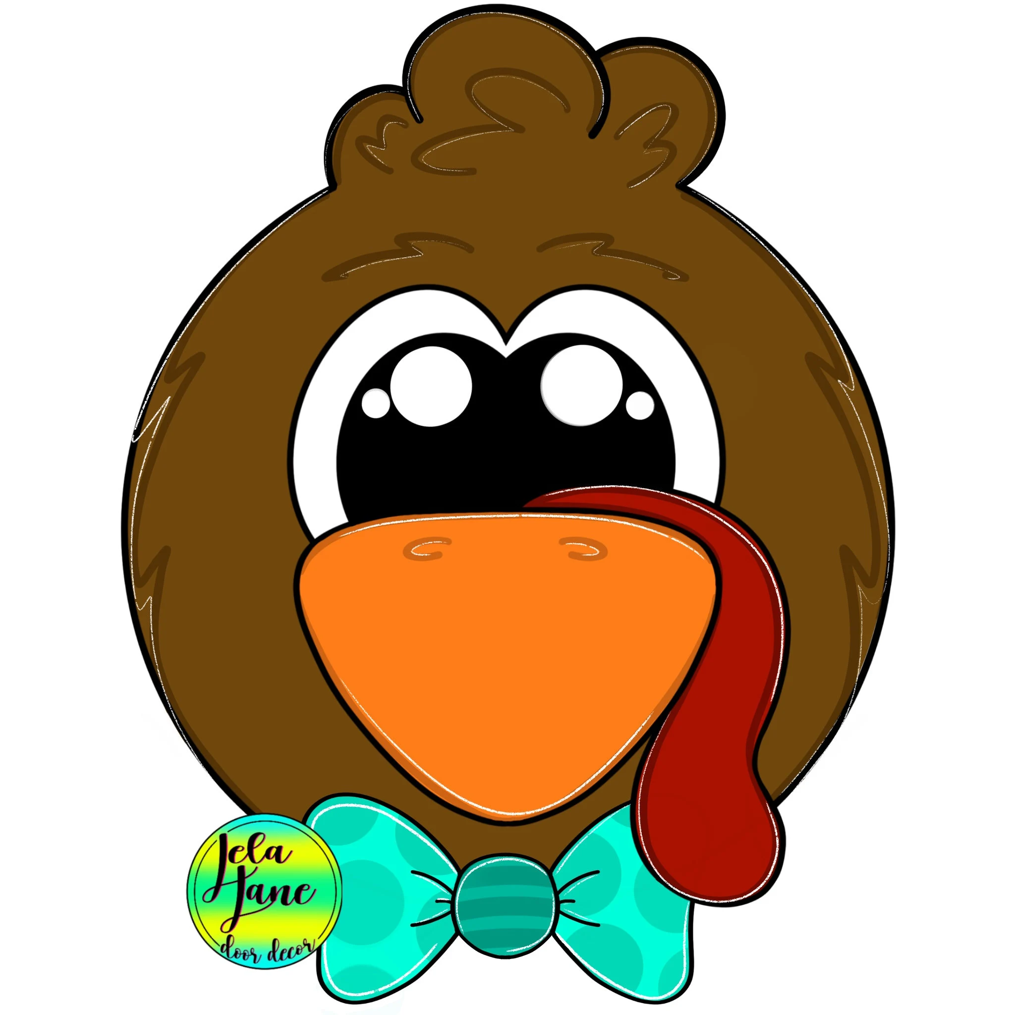Template Turkey Thanksgiving Turkey Head