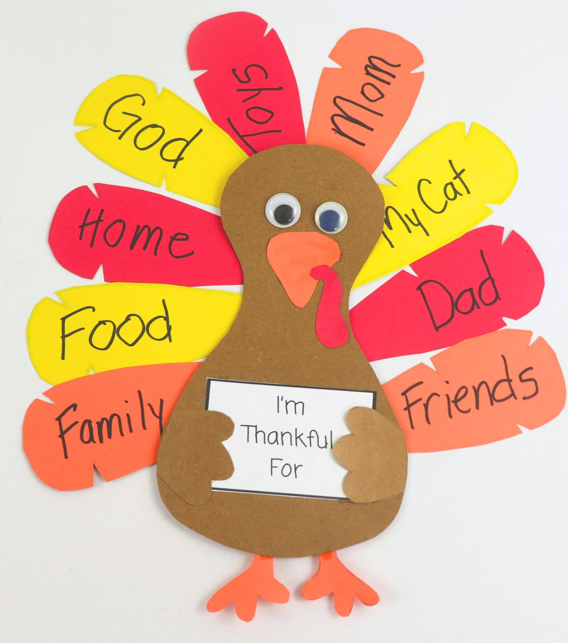 turkey leaf template