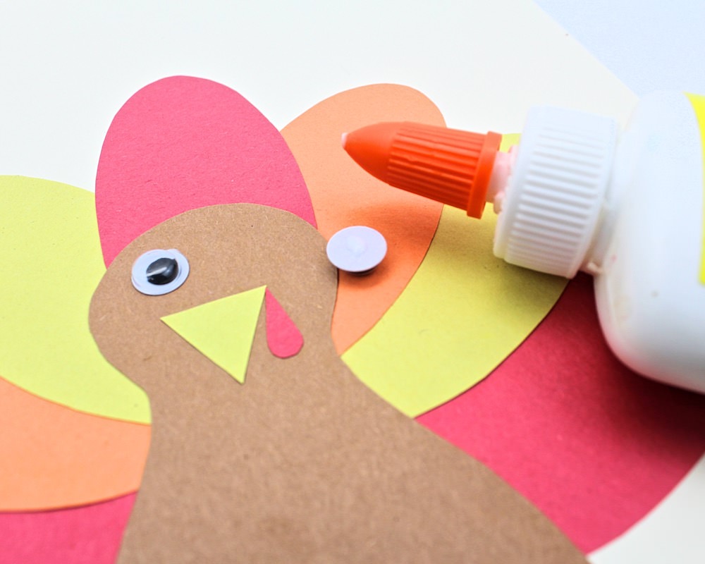 Thankful Turkey Craft Template