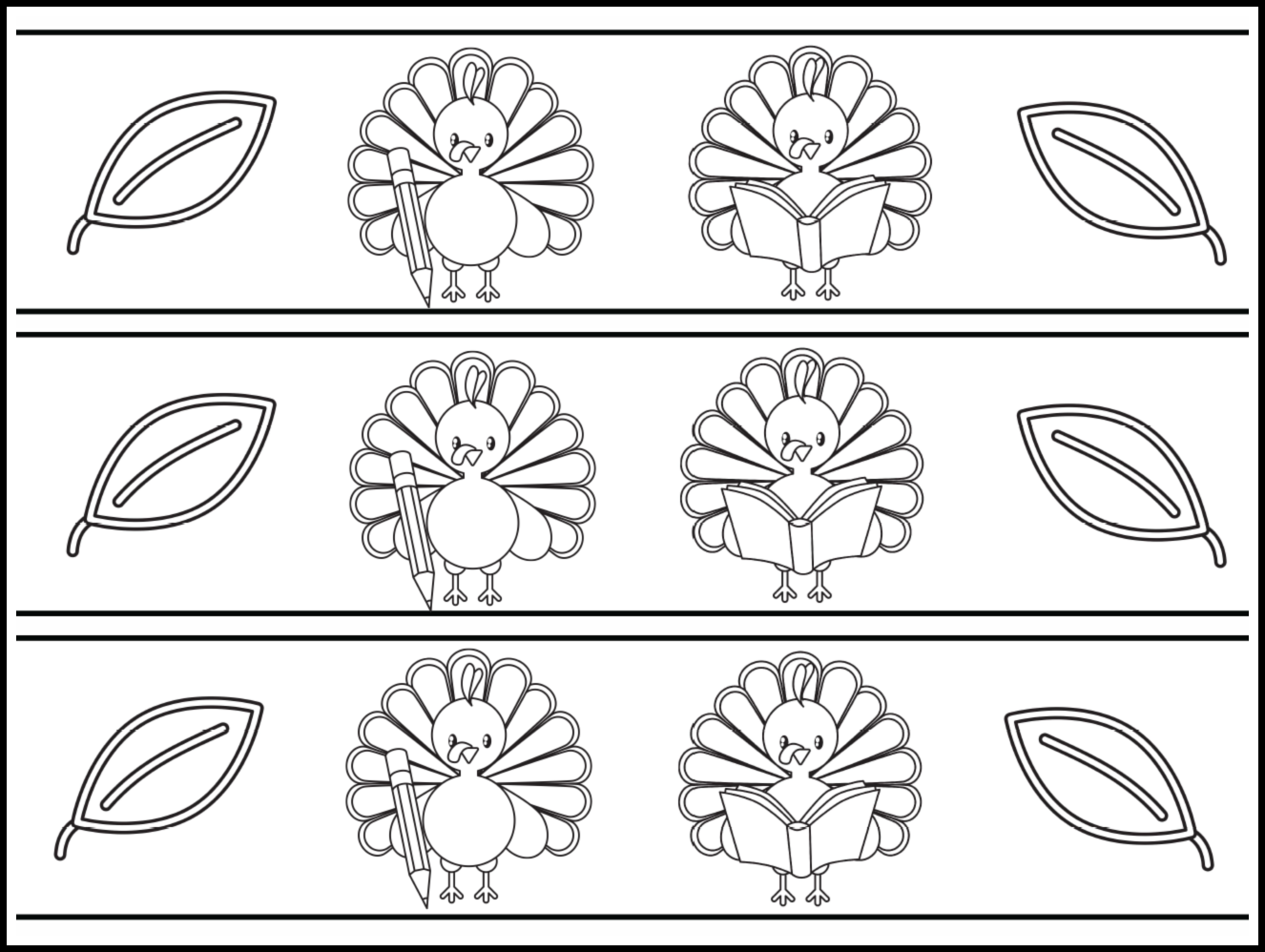 turkey hat template free