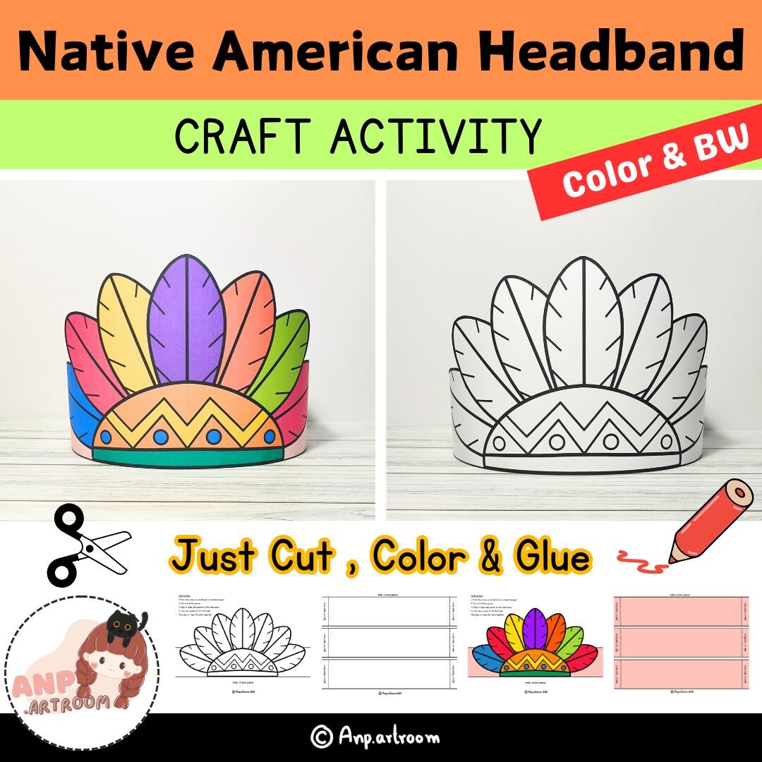 Thanksgiving Feather Headband Craft