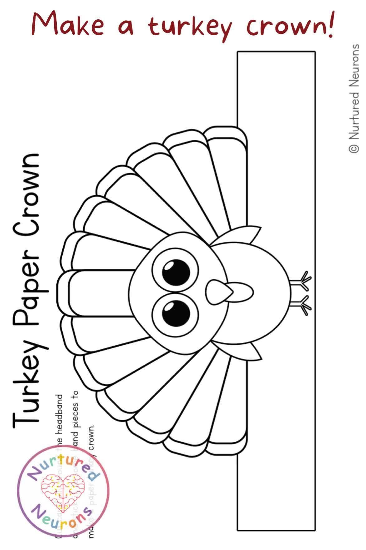 Thanksgiving Feather Headband Printable