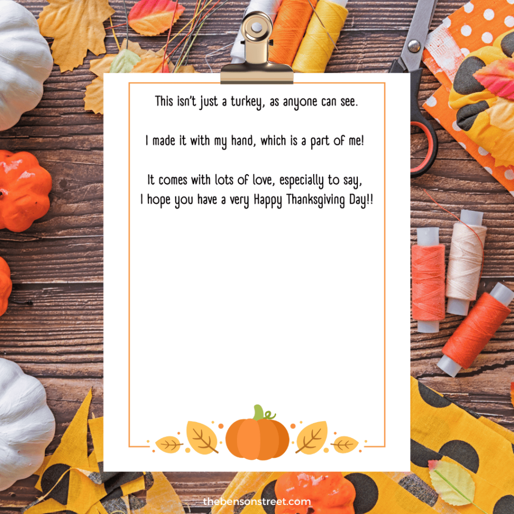 free printable turkey handprint template