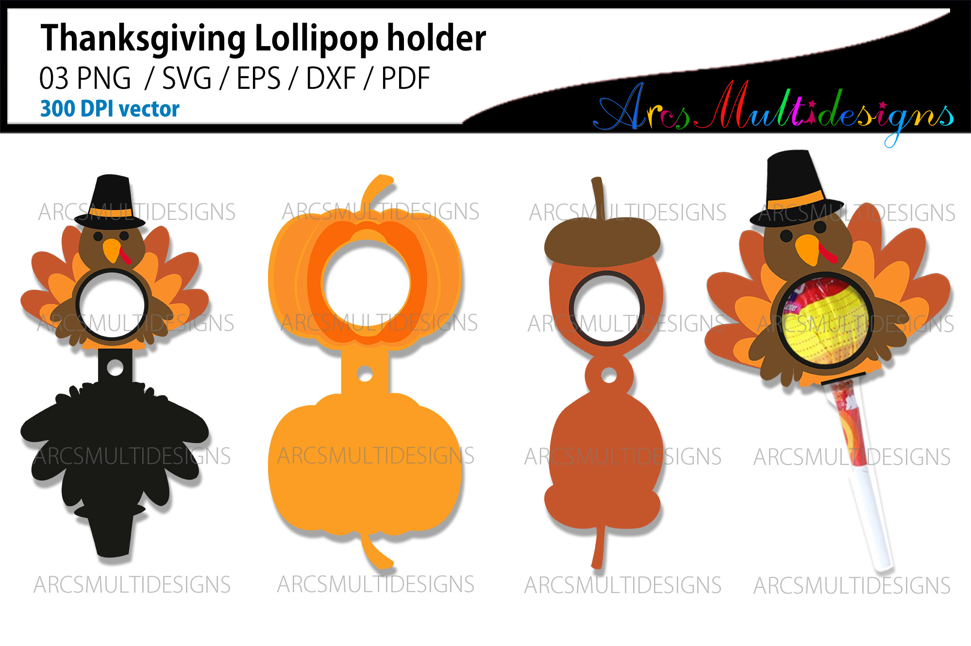 Thanksgiving Lollipop Holder Thanksgiving Lollipop Holder