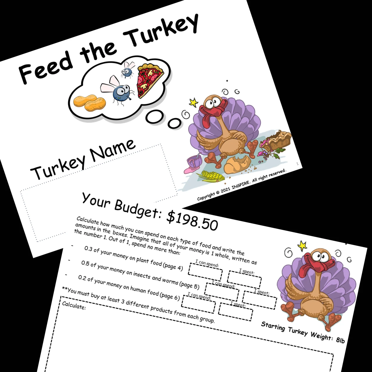 feed the turkey template feed the turkey template