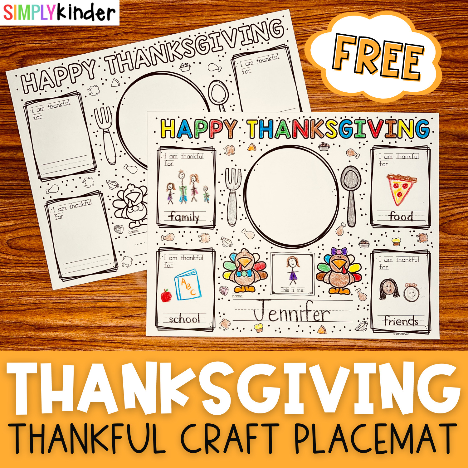 Thanksgiving Placemats