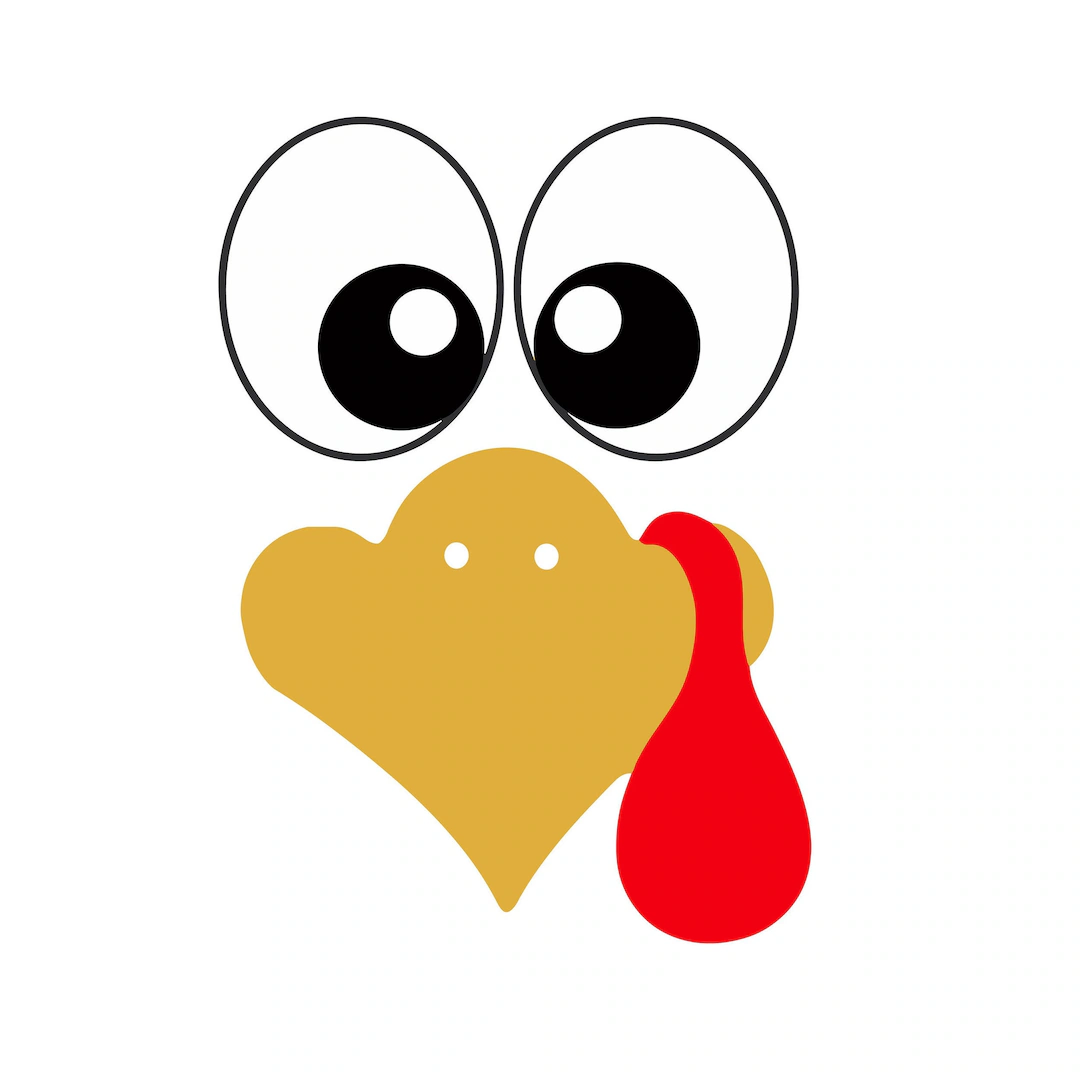 Thanksgiving Turkey Face Svg Cricut