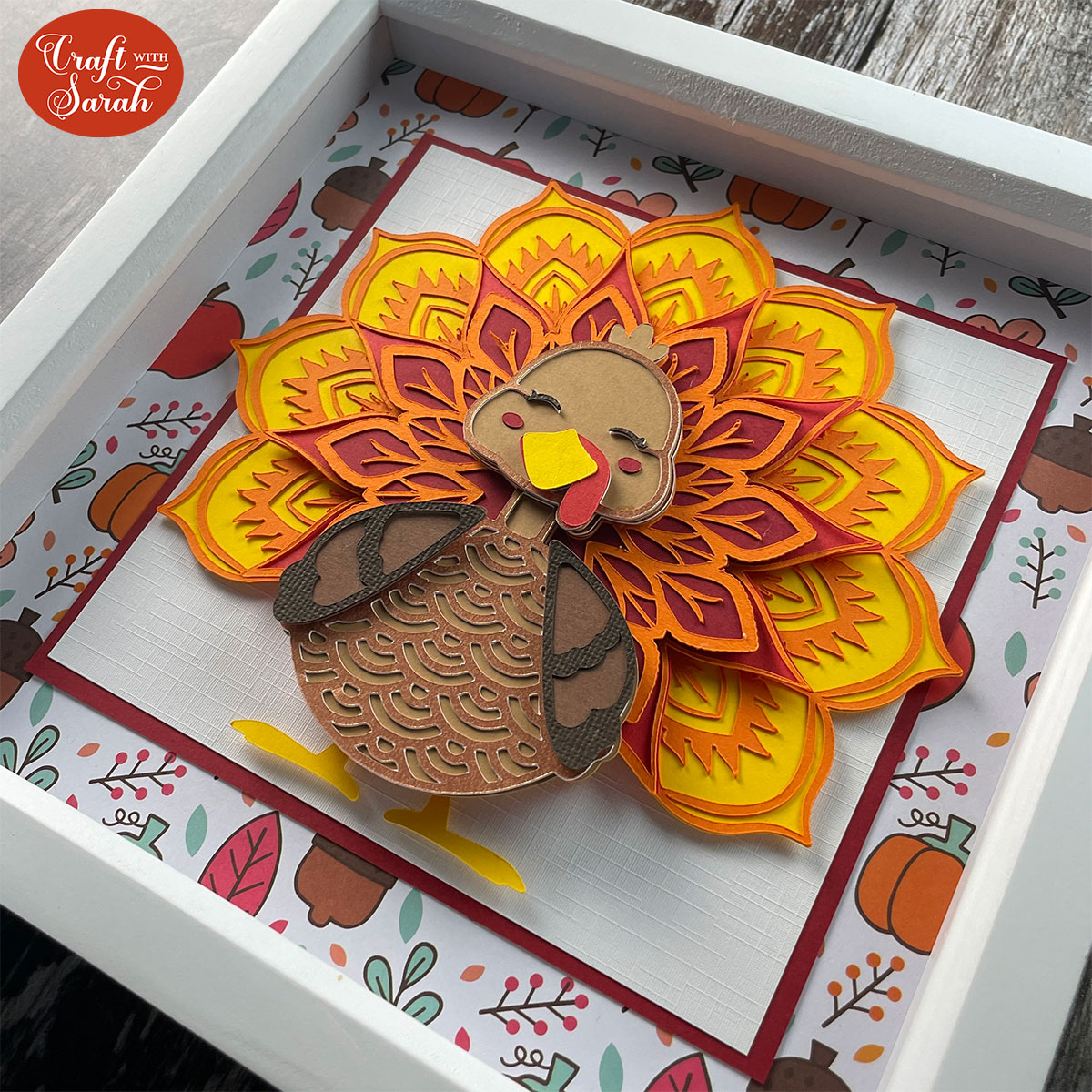 3d paper turkey template