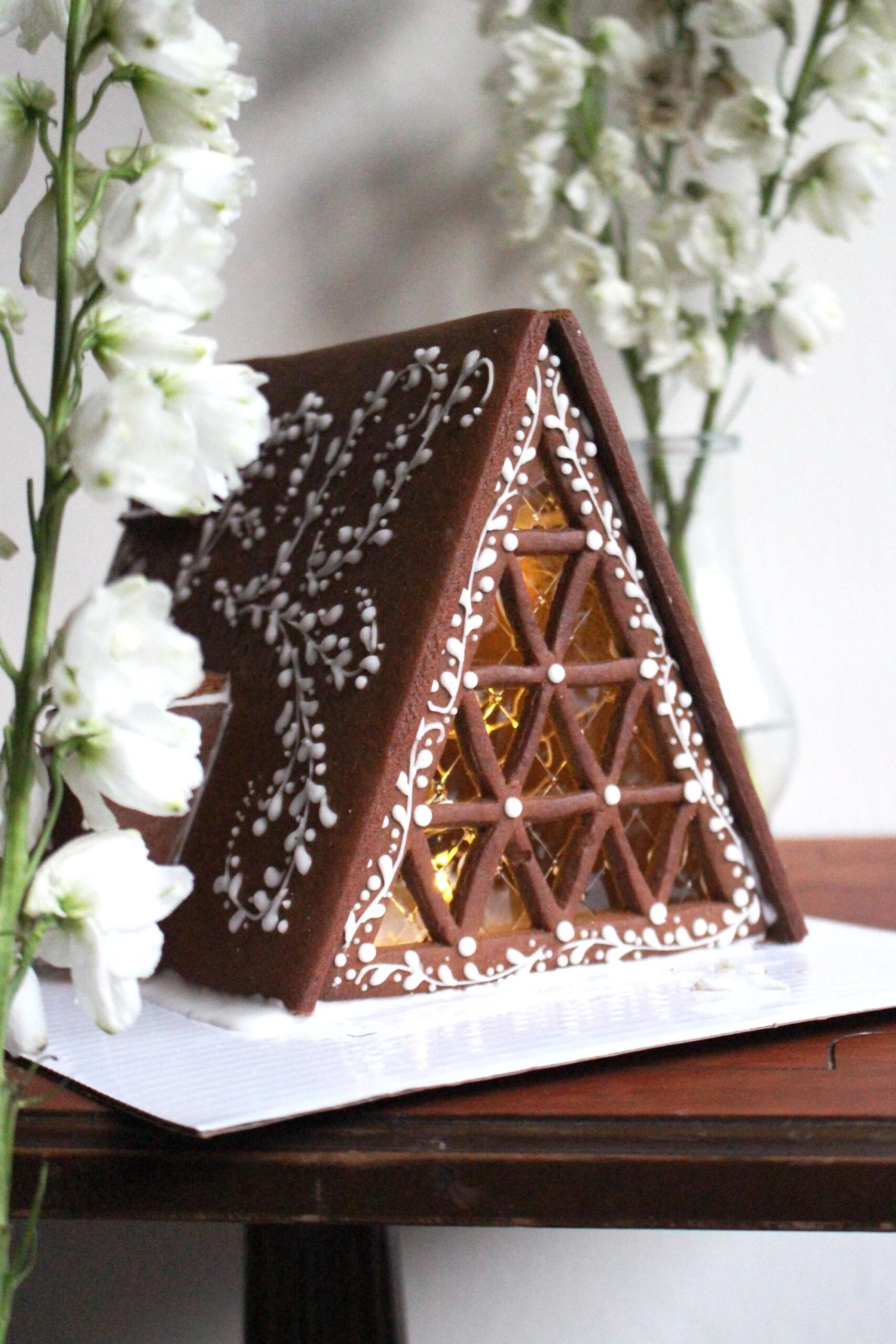 a frame gingerbread house template a frame gingerbread house template