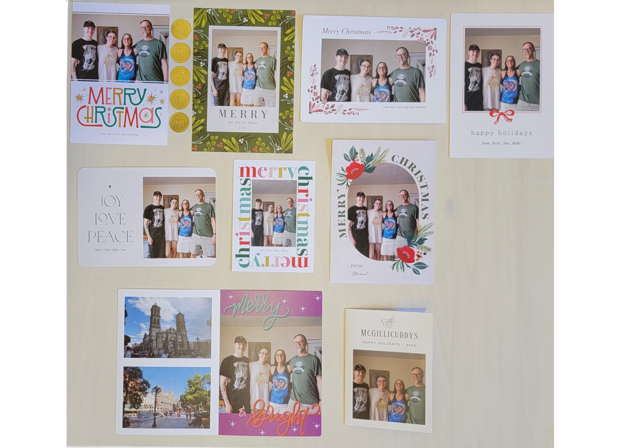 christmas card template walgreens