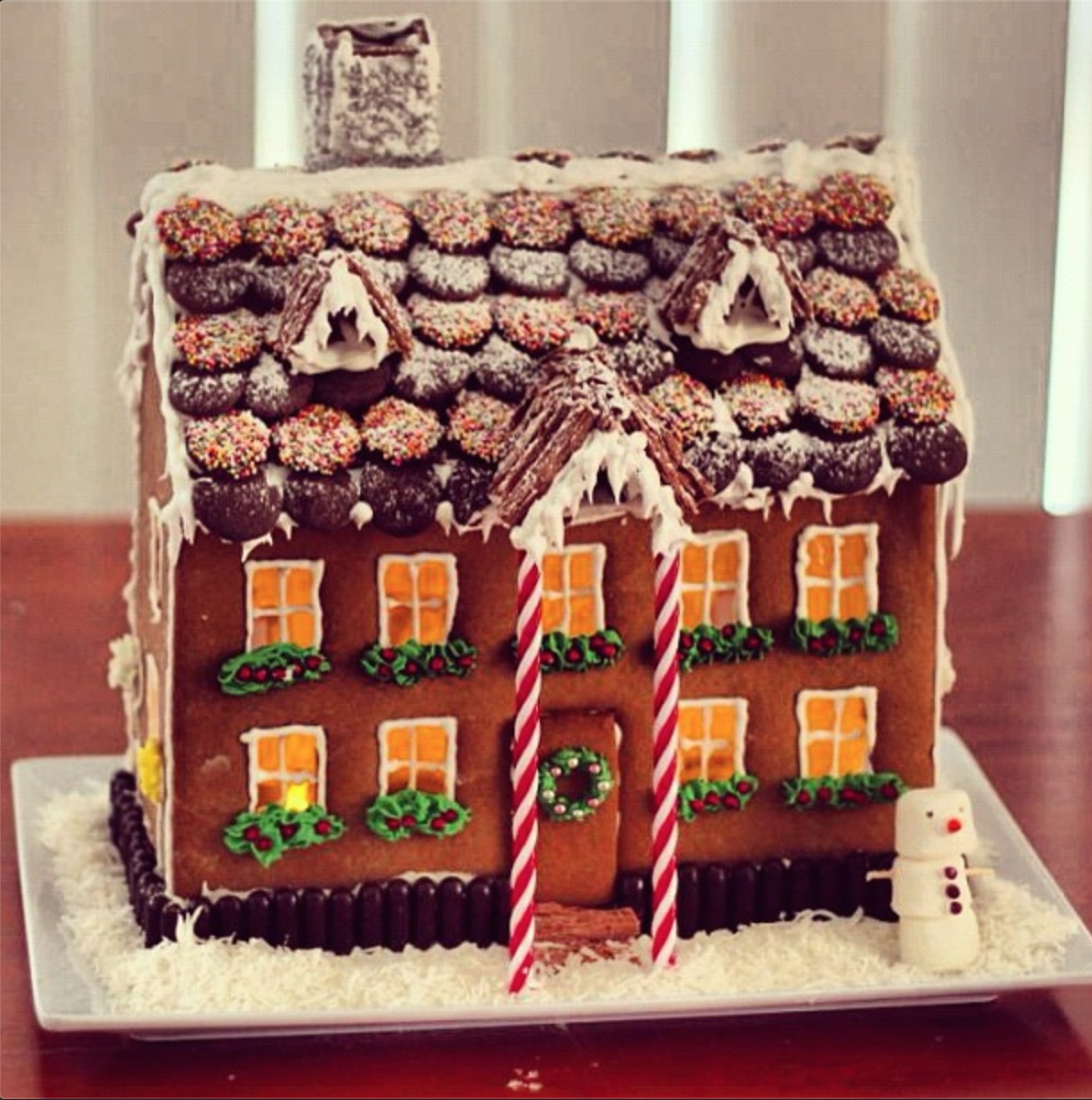 Thud Gingerbread House Template