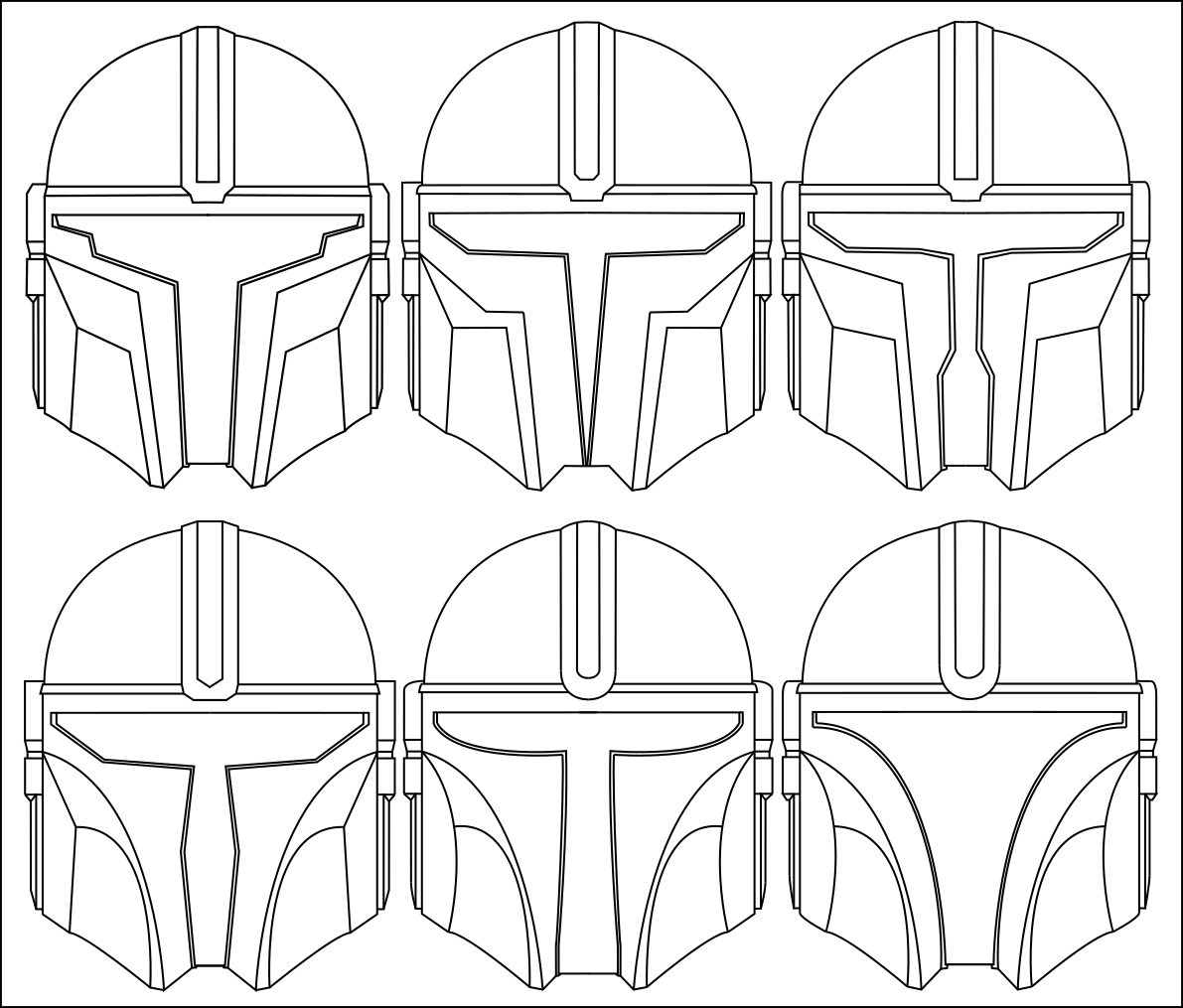 Tried To Make My Own Mandalorian Helmet Concepts Tried To Make My Own Mandalorian Helmet Concepts