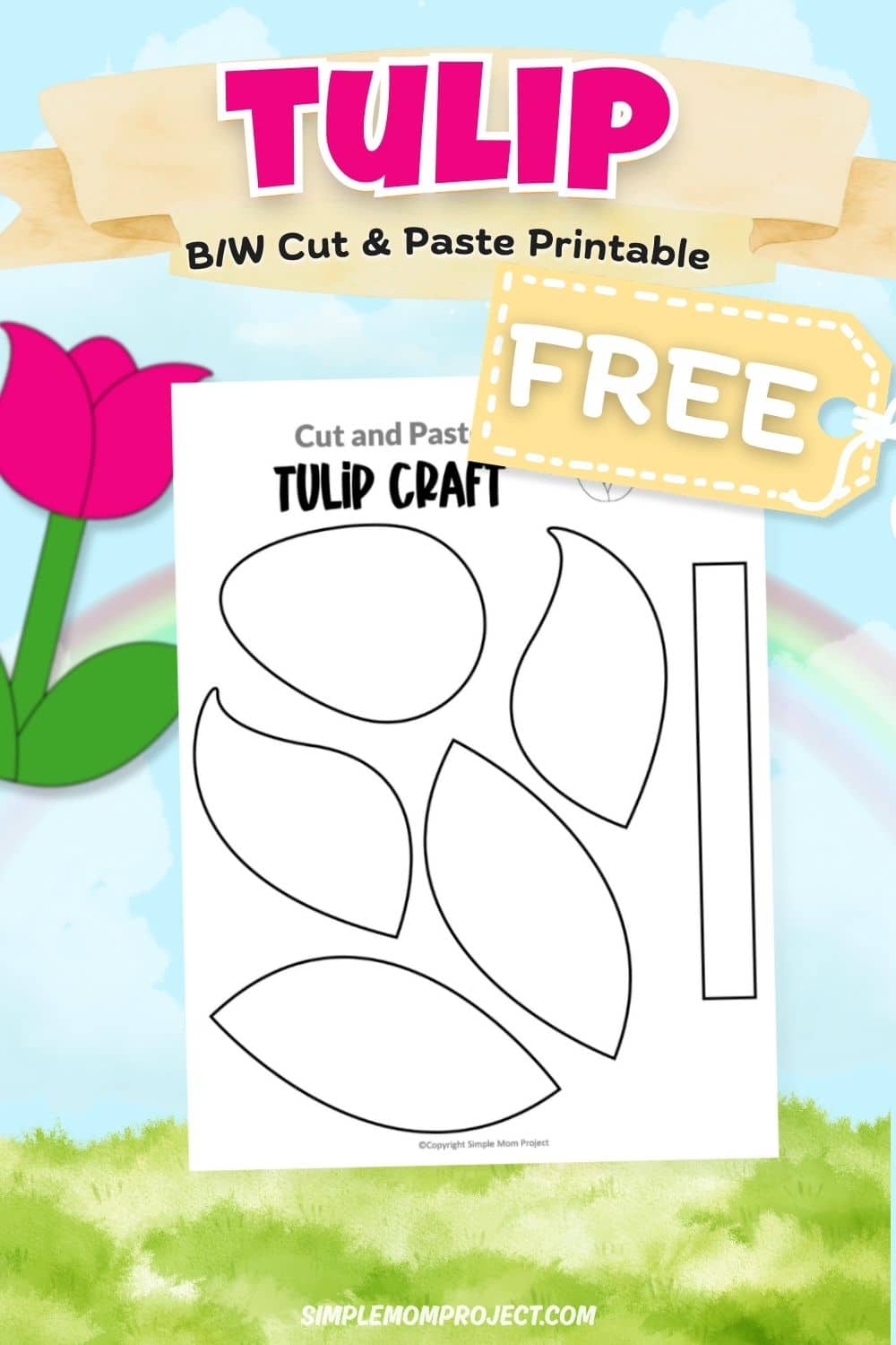 Tulip Craft Template Tulip Craft Template