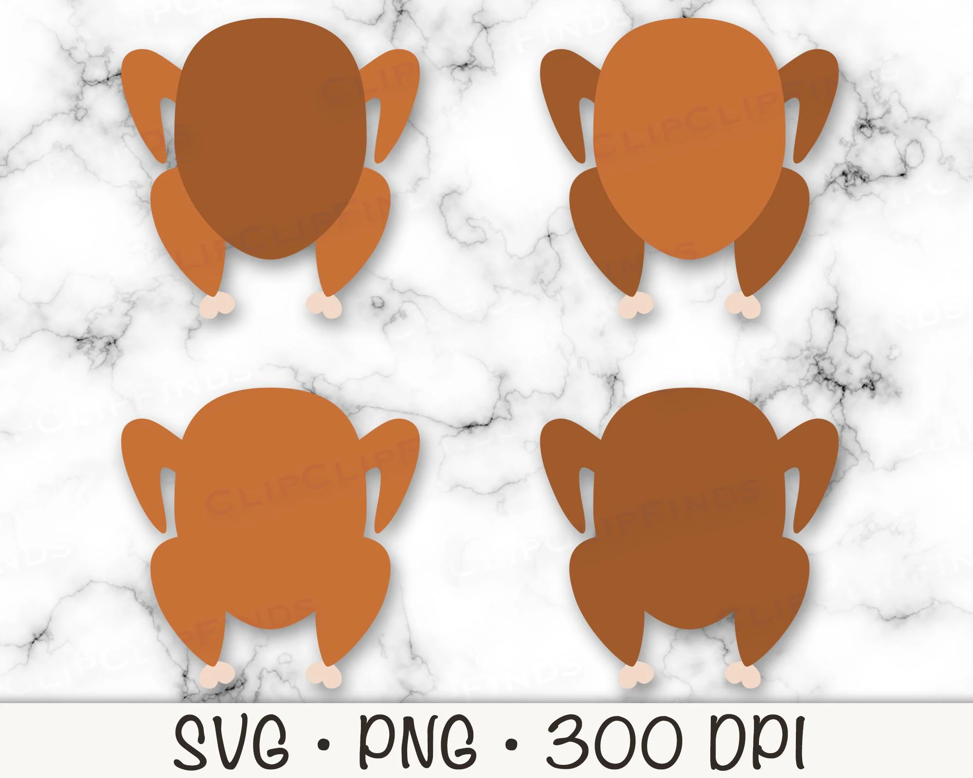 Turkey Body Template