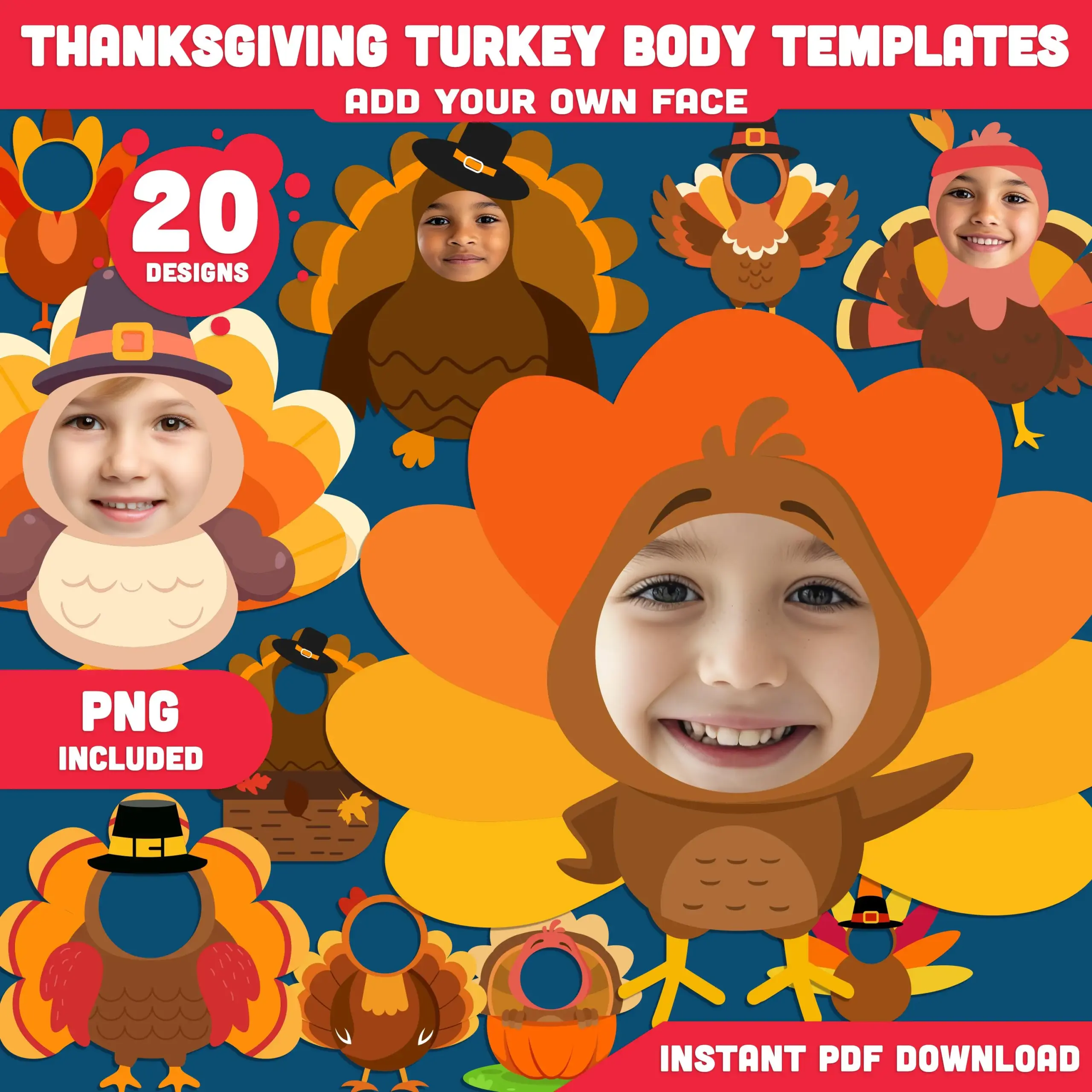 Turkey Body Template