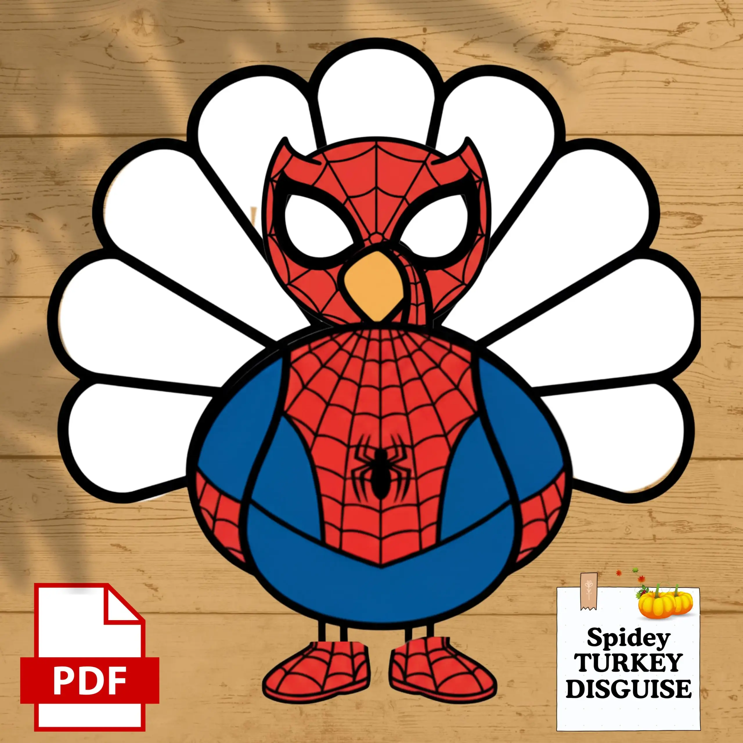 Turkey Disguise Spiderman