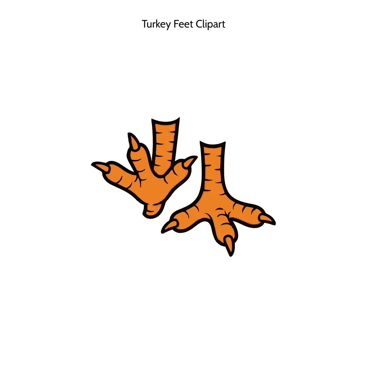 Turkey Feet Clipart Turkey Feet Clipart