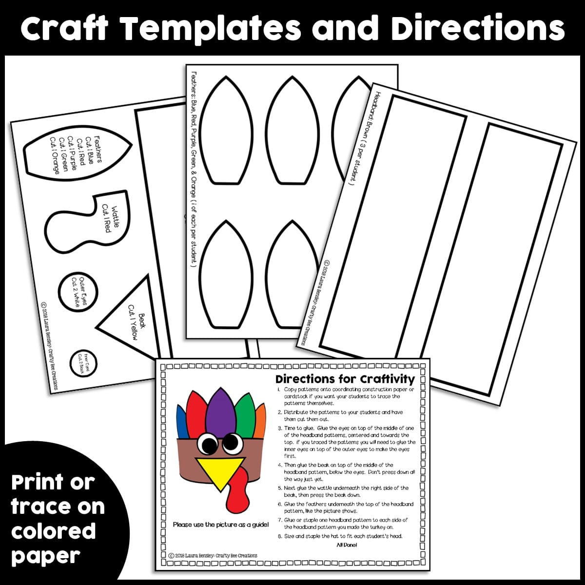 Turkey Hat Craft Activity