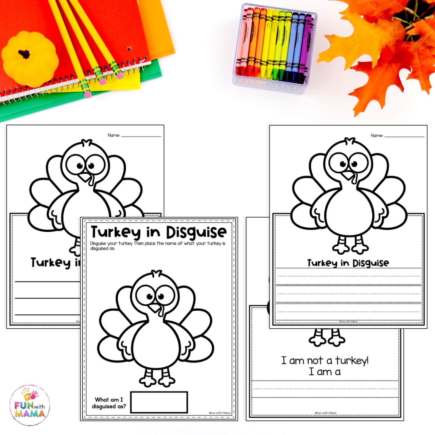 Turkey In Disguise Project Template Turkey In Disguise Project Template